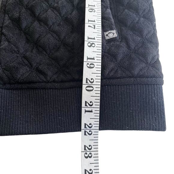 Appaman Girls Black Nikki Quilted Velour Bomber Jacket size 14 - Picture 9 of 10